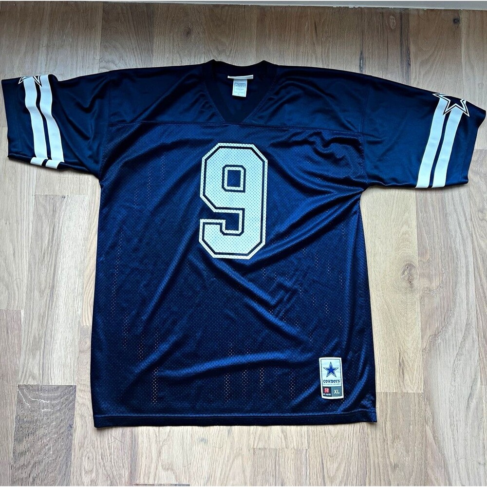 Cowboys Authentic Apparel Dallas Cowboys Tony Romo #9 NFL Blue Jersey XL